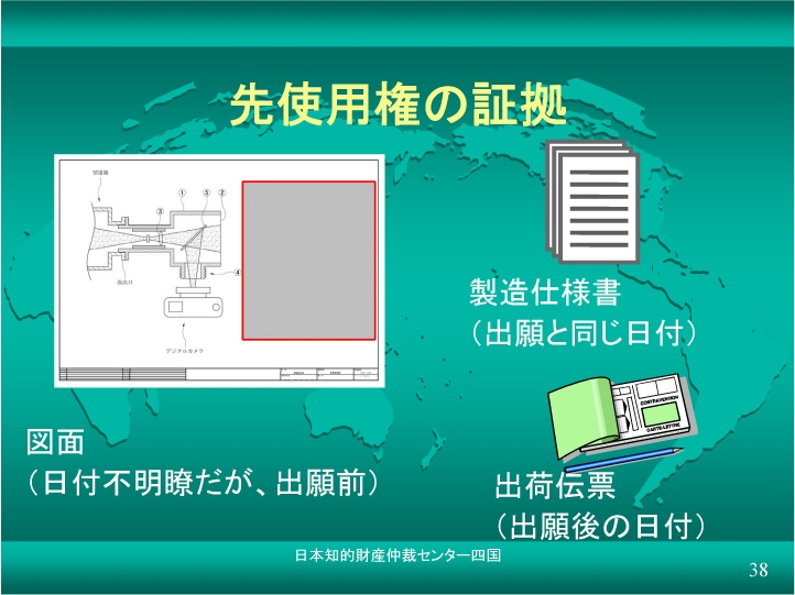先使用権の証拠－1